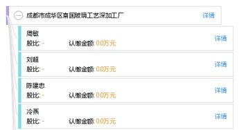 成都市成華區南國玻璃工藝深加工廠綜合信息解讀 工商、信用、財務與聯絡指南